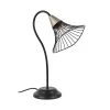 Corep Lampe En Métal Et Laiton H42cm Noir - Lizzie