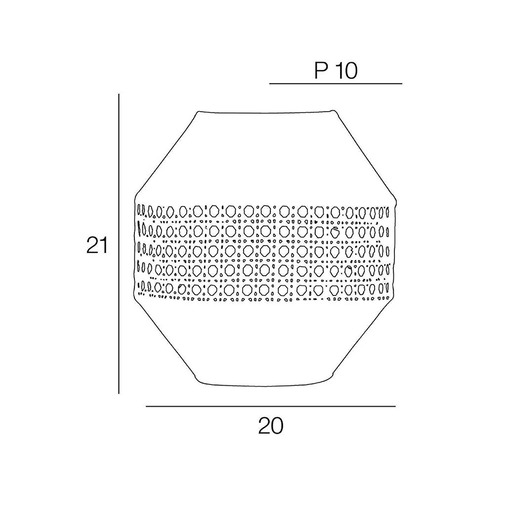 Corep Applique En Coton Et Cannage H21cm Blanc - Jarawa 4 Corep Applique En Coton Et Cannage H21cm Blanc - Jarawa – Image 4