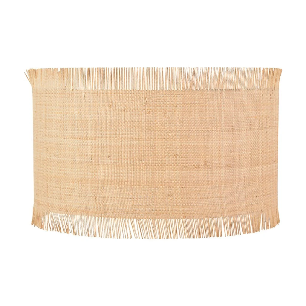 Corep Abat-jour Cylindre En Raphia Naturel D40cm 1 Corep Abat-jour Cylindre En Raphia Naturel D40cm