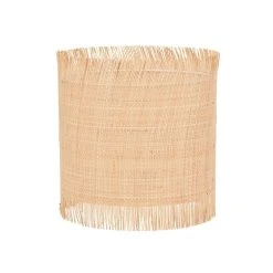 Corep Abat-jour Cylindre En Raphia Naturel D20cm