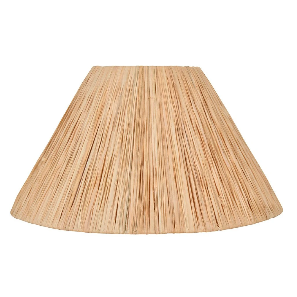 Corep Abat-jour Conique En Raphia Naturel D40cm 1 Corep Abat-jour Conique En Raphia Naturel D40cm