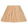 Corep Abat-jour Conique En Raphia Naturel D25cm