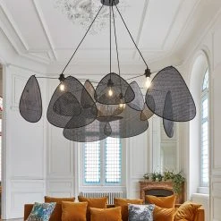 Market Set Suspension En Cannage Métal D150cm Noir - Screen -Market Set Shop 623022 FRN04 WEB