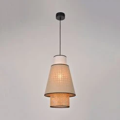 Market Set Suspension En Lin Lavé Et Cannage H49.5cm Nude - Singapour 7 Market Set Suspension En Lin Lavé Et Cannage H49.5cm Nude - Singapour -Market Set Shop 623119 FRN02 WEB