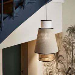 Market Set Suspension En Lin Lavé Et Cannage H49.5cm Nude - Singapour 9 Market Set Suspension En Lin Lavé Et Cannage H49.5cm Nude - Singapour -Market Set Shop 623119 FRN04 WEB