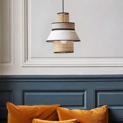 Market Set Suspension En Lin Lavé Et Cannage H32cm Nude - Singapour 11 Market Set Suspension En Lin Lavé Et Cannage H32cm Nude - Singapour -Market Set Shop 623124 FRN05 WEB