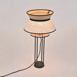 Market Set Lampe En Lin Lave Et Cannage H56cm Nude - Singapour -Market Set Shop 623126 FRN02 WEB