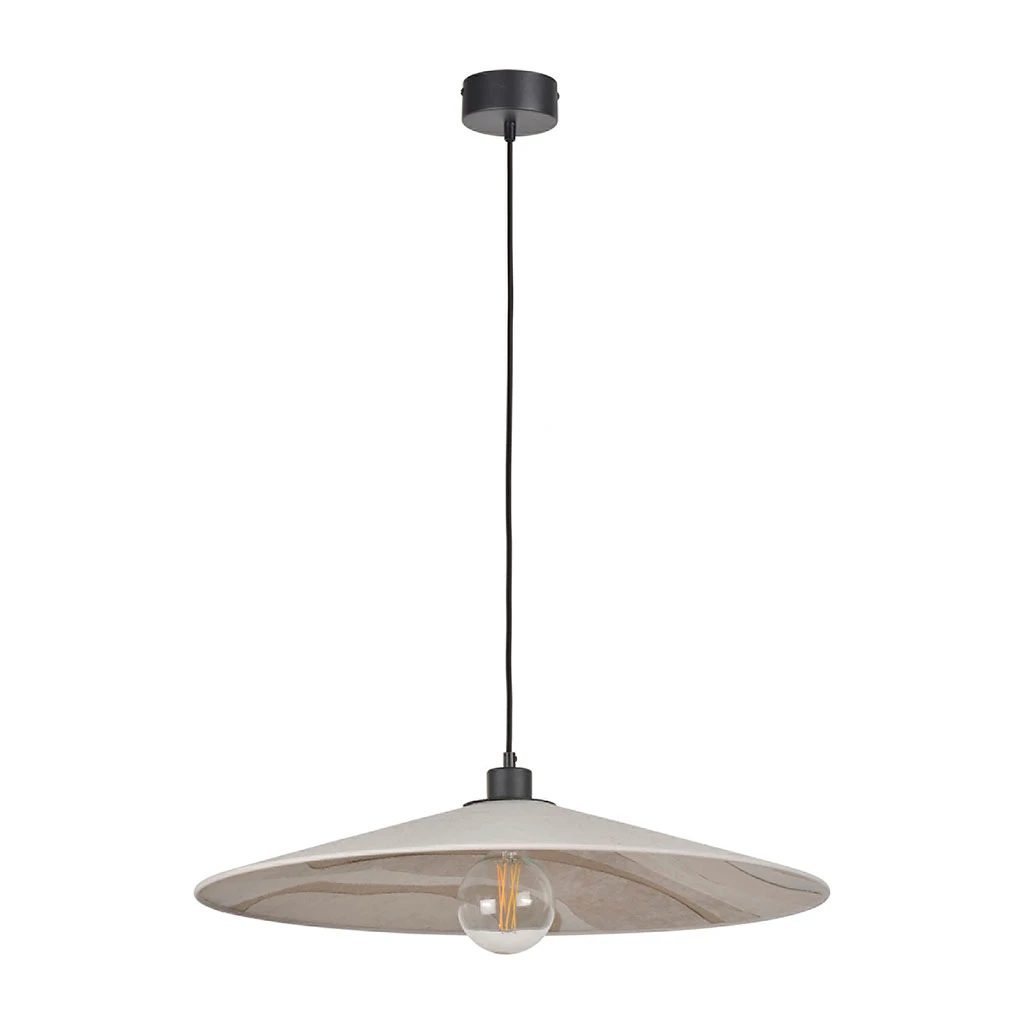 Market Set Suspension En Métal, Velour Et Lin D60cm Sable - Sonia Laudet Malachite 5 Market Set Suspension En Métal, Velour Et Lin D60cm Sable - Sonia Laudet Malachite – Image 5