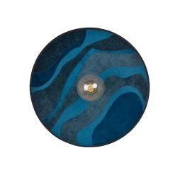 Market Set Applique En Métal, Velours Et Lin H40cm Nuit - Sonia Laudet Malachite