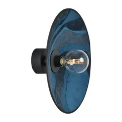 Market Set Applique En Métal, Velours Et Lin H40cm Nuit - Sonia Laudet Malachite -Market Set Shop 623143 FRN06 WEB