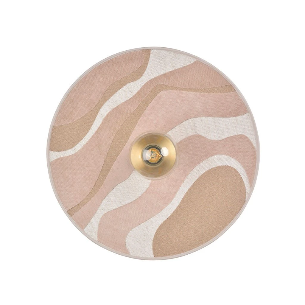 Market Set Applique En Métal, Velours Et Lin H40cm Sable - Sonia Laudet Malachite 1 Market Set Applique En Métal, Velours Et Lin H40cm Sable - Sonia Laudet Malachite