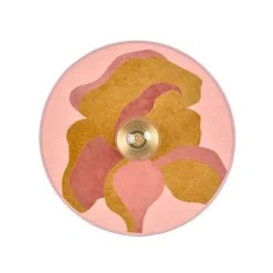 Market Set Applique En Métal, Velours Et Lin H40cm Pivoine - Sonia Laudet Nostalgia -Market Set Shop 623149 FRN05 WEB