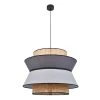 Market Set Suspension XL Cannage D58cm Gris Clair Anthracite - Singapour