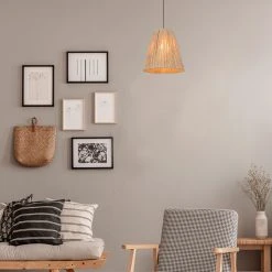 Corep Suspension En Raphia D30cm Naturel - Playa -Market Set Shop 631515 FRN03 WEB