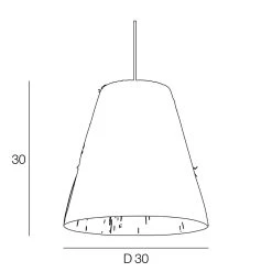Corep Suspension En Raphia D30cm Naturel - Playa -Market Set Shop 631515 FRN04 WEB