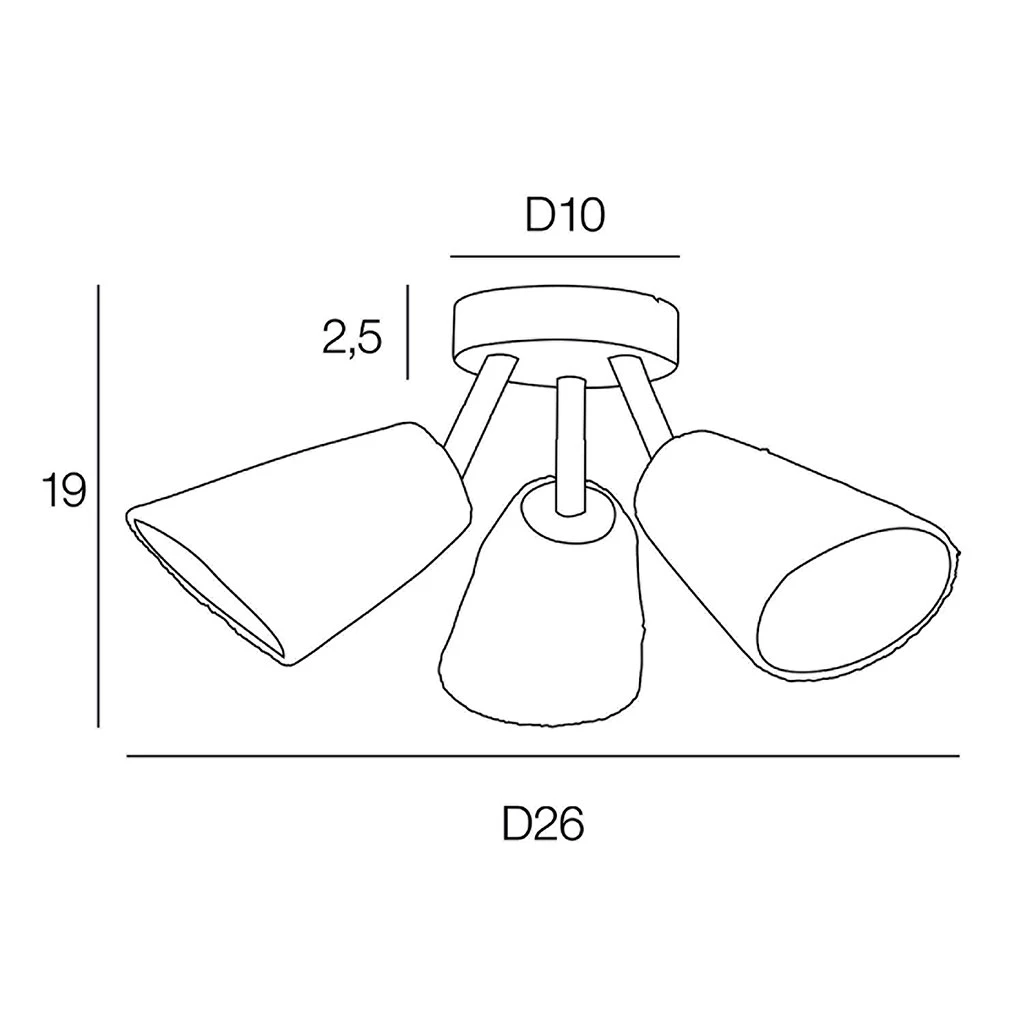 Corep Spot 3 Lumières En Raphia D26cm Naturel - Playa 4 Corep Spot 3 Lumières En Raphia D26cm Naturel - Playa – Image 4