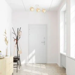 Corep Spot 3 Lumières En Métal Et Rotin Tressé L50cm Naturel - Calanques -Market Set Shop 631529 FRN03 WEB