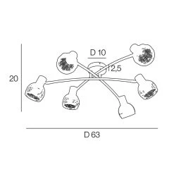 Corep Spot 6 Lumières En Métal Et Rotin Tressé D63cm Naturel - Calanques 7 Corep Spot 6 Lumières En Métal Et Rotin Tressé D63cm Naturel - Calanques -Market Set Shop 631531 FRN04 WEB