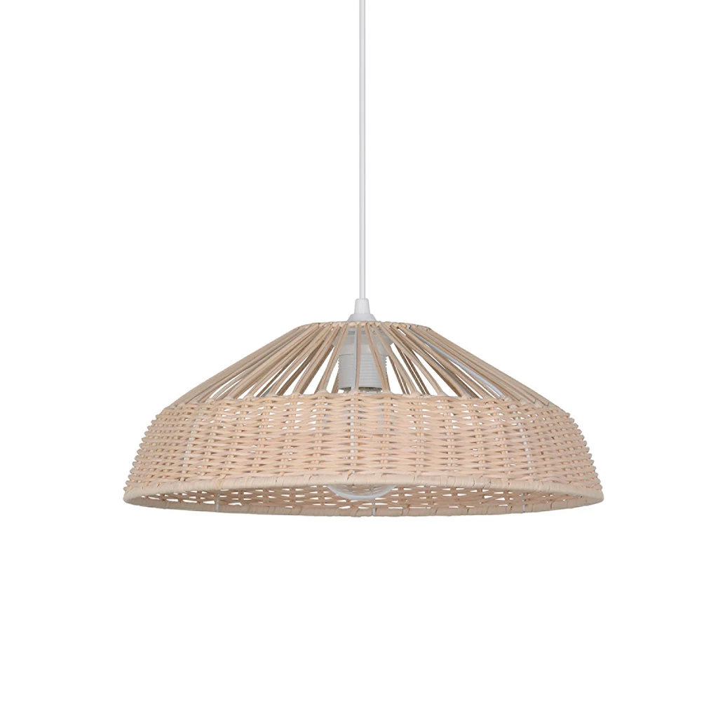 Corep Suspension En Métal Et Rotin D38cm Naturel - Ciotat 1 Corep Suspension En Métal Et Rotin D38cm Naturel - Ciotat