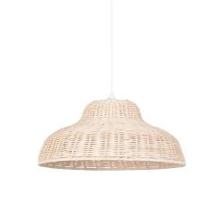 Corep Suspension En Métal Et Rotin D38cm Naturel - Samena