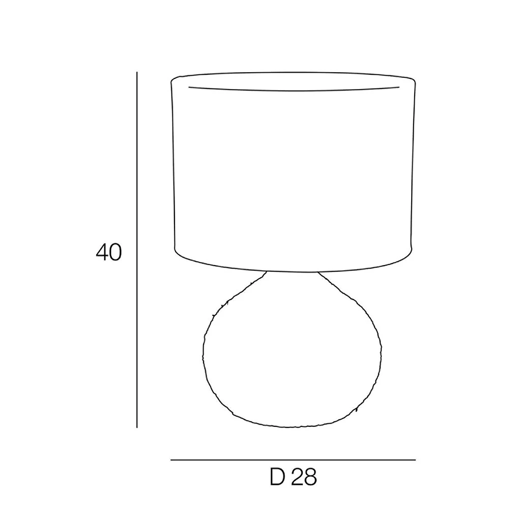 Corep Lampe En Céramique Et Lin H40cm Naturel - Hacienda 4 Corep Lampe En Céramique Et Lin H40cm Naturel - Hacienda – Image 4