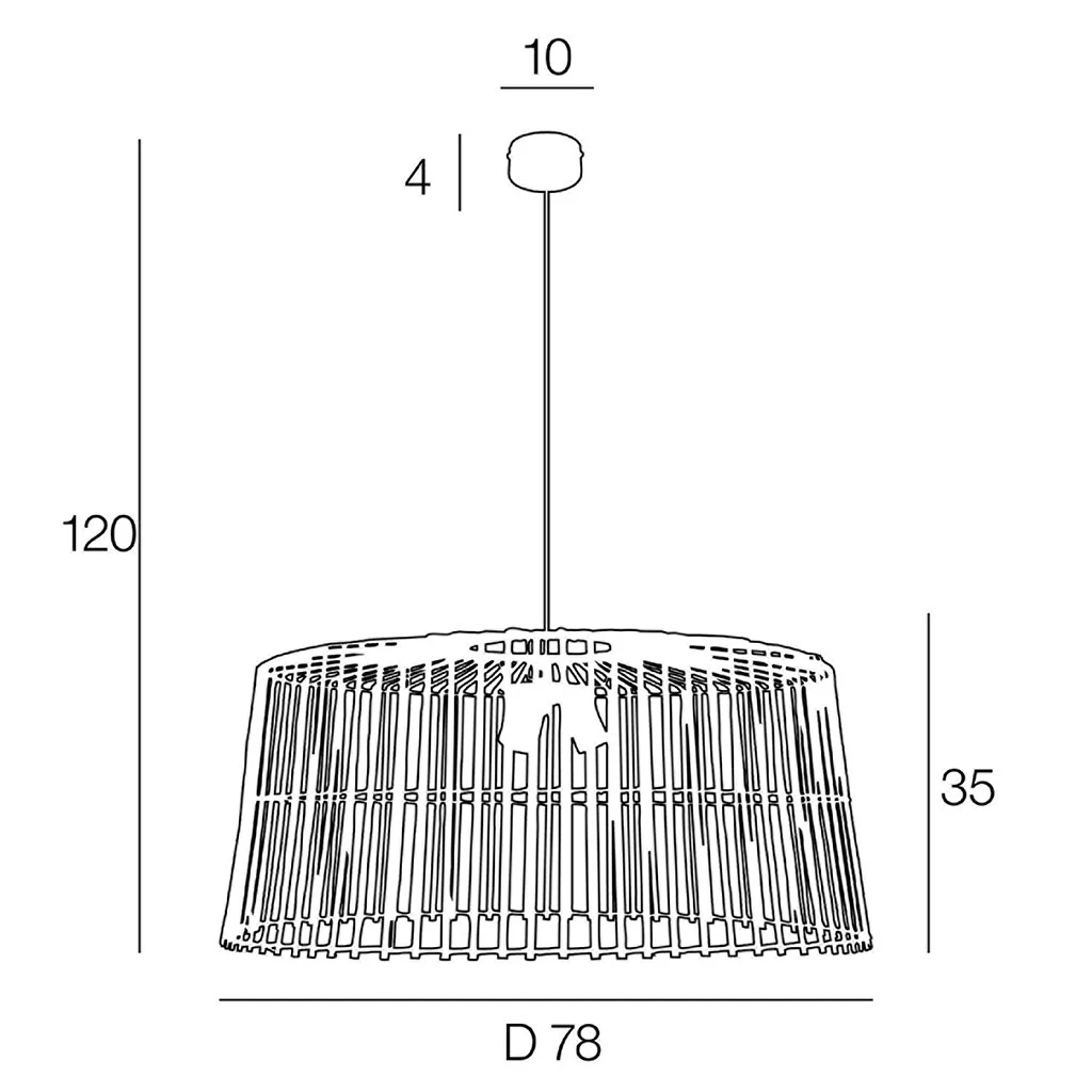 Corep Suspension En Bambou D78cm Naturel - Thaya 4 Corep Suspension En Bambou D78cm Naturel - Thaya – Image 4