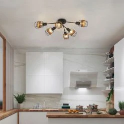 Corep Spot 6 Lumières En Métal Et Rotin L68cm Brun - Bali 7 Corep Spot 6 Lumières En Métal Et Rotin L68cm Brun - Bali -Market Set Shop 631568 FRN03 WEB