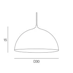 Corep Suspension En Métal D30cm Chrome - Icone -Market Set Shop 631578 FRN04 WEB