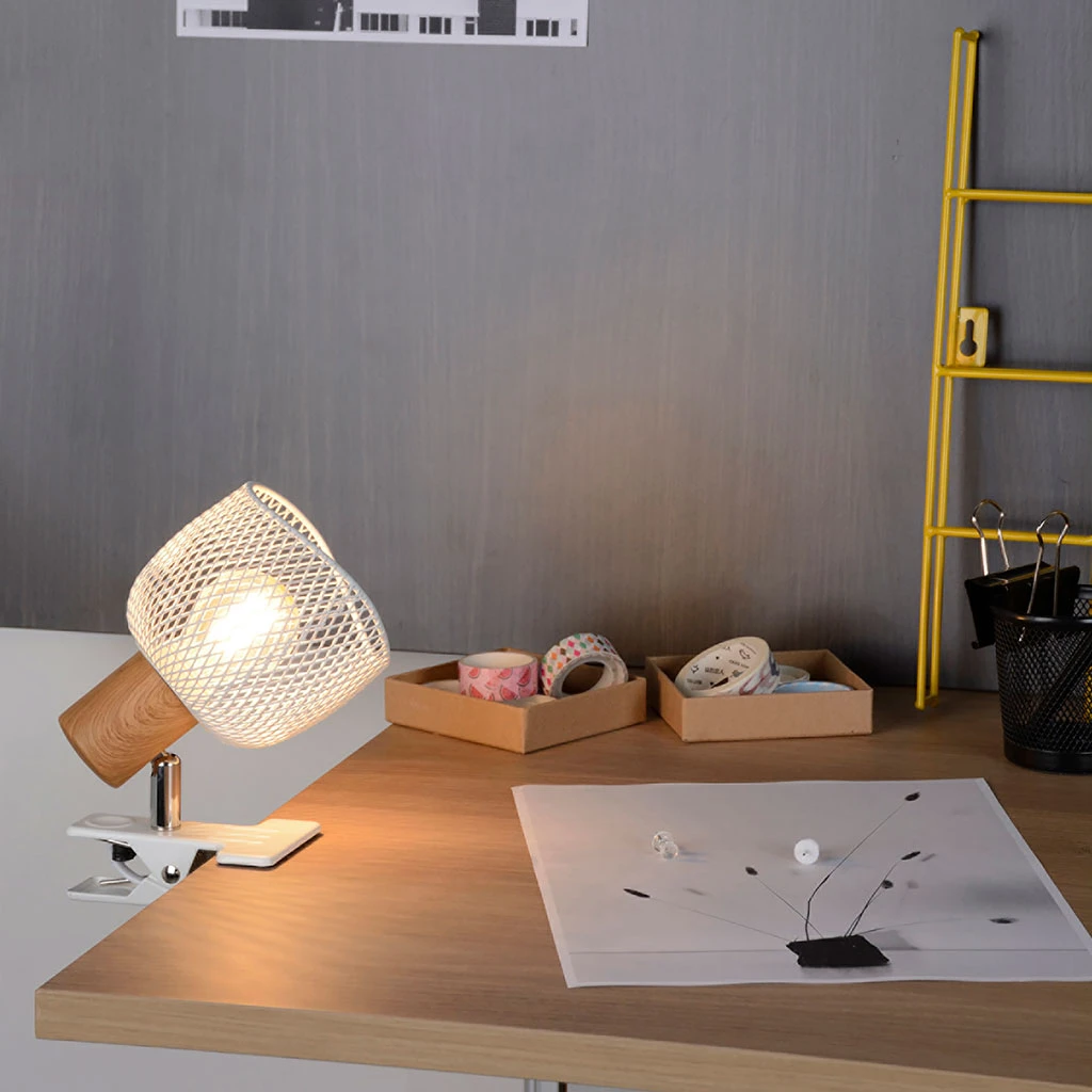 Corep Spot à Pince En Métal H19cm Blanc - Ottawa 3 Corep Spot à Pince En Métal H19cm Blanc - Ottawa – Image 3