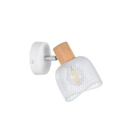 Corep Spot 1 Lumière En Métal H17.5cm Blanc - Ottawa