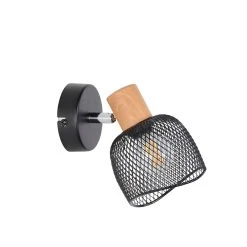 Corep Spot 1 Lumière En Métal H17.5cm Noir - Ottawa