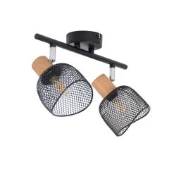 Corep Spot 2 Lumières En Métal L31.5cm Noir - Ottawa