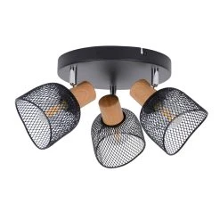 Corep Spot 3 Lumières En Métal D22cm Noir - Ottawa