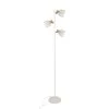 Corep Lampadaire 3 Lumières En Métal H153.5cm Blanc - Ottawa