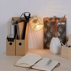 Corep Spot à Pince En Métal Et Cordelette H21cm Naturel - Cancun -Market Set Shop 631617 FRN03 WEB