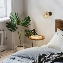 Corep Spot 1 Lumière En Métal Et Cordelette H15cm Naturel - Cancun -Market Set Shop 631618 FRN03 WEB