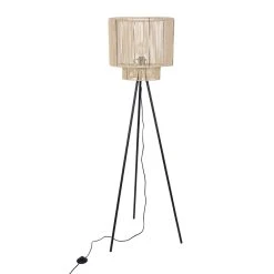 Corep Lampadaire En Métal Et Cordelette H150cm Naturel - Cancun