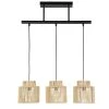 Corep Suspension 3 Lumière En Métal Et Cordelette Tressé L60cm Naturel - Cancun