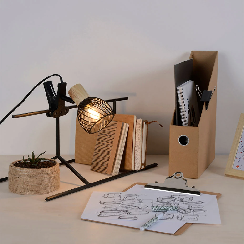 Corep Spot à Pince En Métal H12.5cm Noir - Kento 3 Corep Spot à Pince En Métal H12.5cm Noir - Kento – Image 3