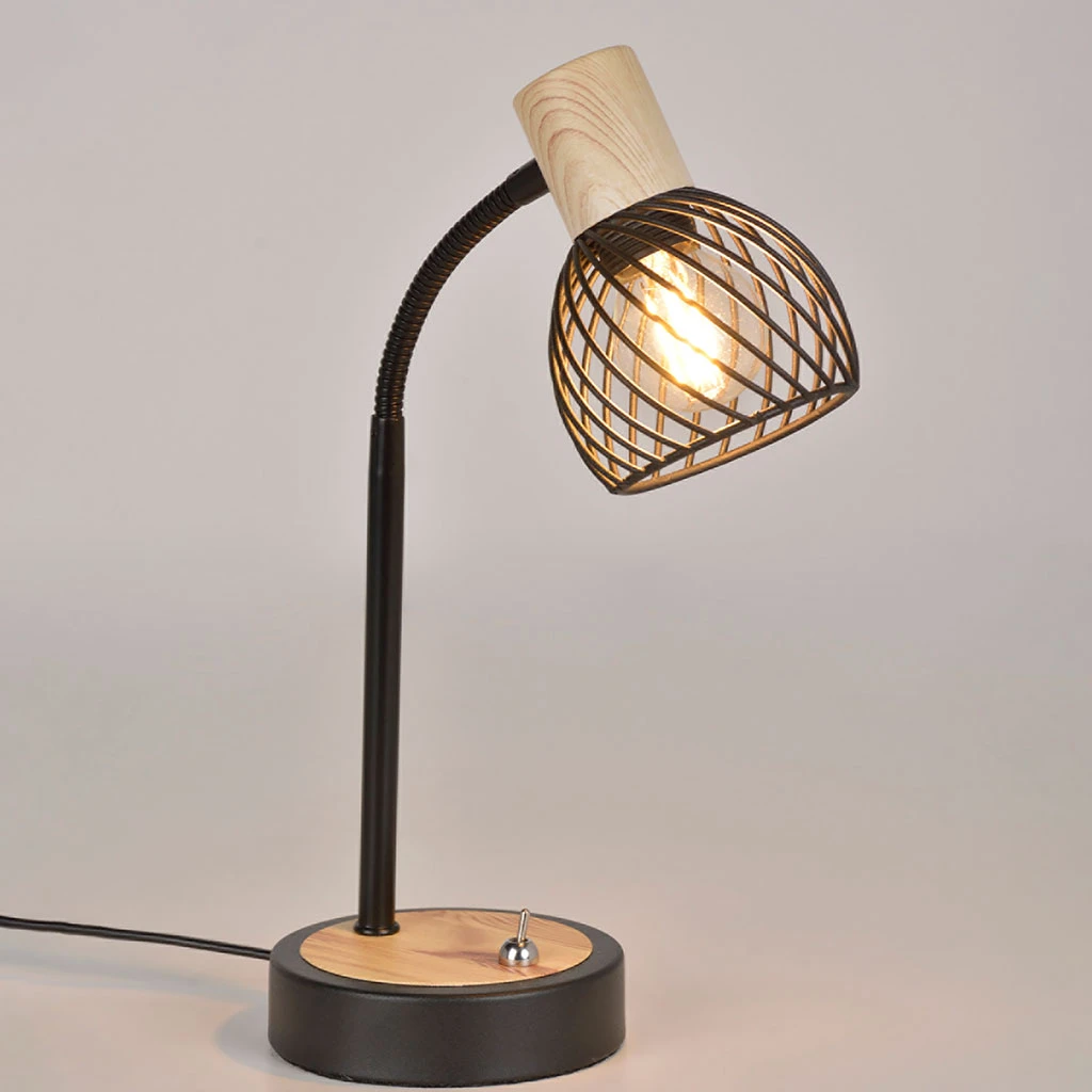 Corep Lampe En Métal H33cm Noir - Kento 2 Corep Lampe En Métal H33cm Noir - Kento – Image 2