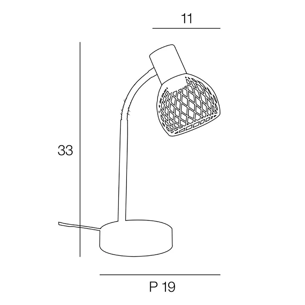 Corep Lampe En Métal H33cm Noir - Kento 4 Corep Lampe En Métal H33cm Noir - Kento – Image 4