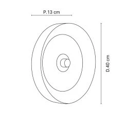 Market Set Applique En Tissu D40cm Naturel Et Blanc - Portinatx -Market Set Shop 632145 FRN03 WEB