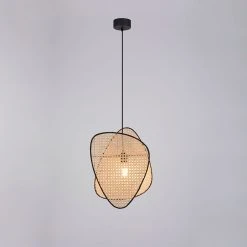 Market Set Suspension En Cannage Et Métal D33cm Naturl - Screen -Market Set Shop 632153 FRN02 WEB