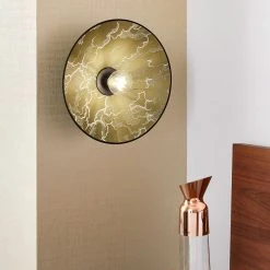 Market Set Applique Gatsby En Tissu Et Métal D40cm Kumo Kaki - Gatsby -Market Set Shop 632161 FRN04 WEB