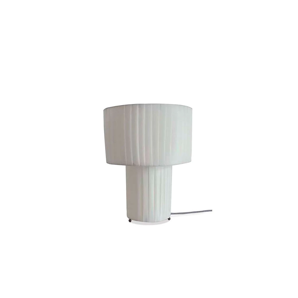 Opjet Lampe Pm Plisse H28cm Blanc - Saturne 1 Opjet Lampe Pm Plisse H28cm Blanc - Saturne