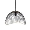 SEMA DESIGN Suspension En Fer Et Rotin H25cm Noir - Filen