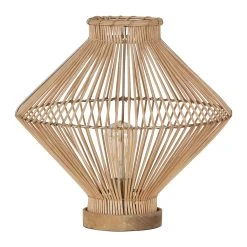 SEMA DESIGN Lampe En Fer Et Rotin H38cm Naturel - Brasil