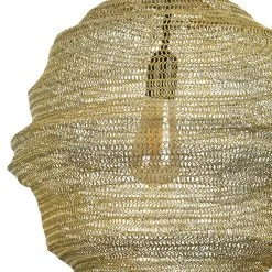 SEMA DESIGN Suspension En Fer H42cm Doré - Kalipso -Market Set Shop 73313 DET02 WEB