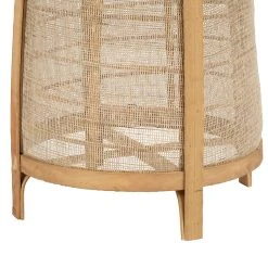 SEMA DESIGN Lampe Non électrifiée En Bambou Et Lin Naturel - Plaka -Market Set Shop 74182 DET02 WEB