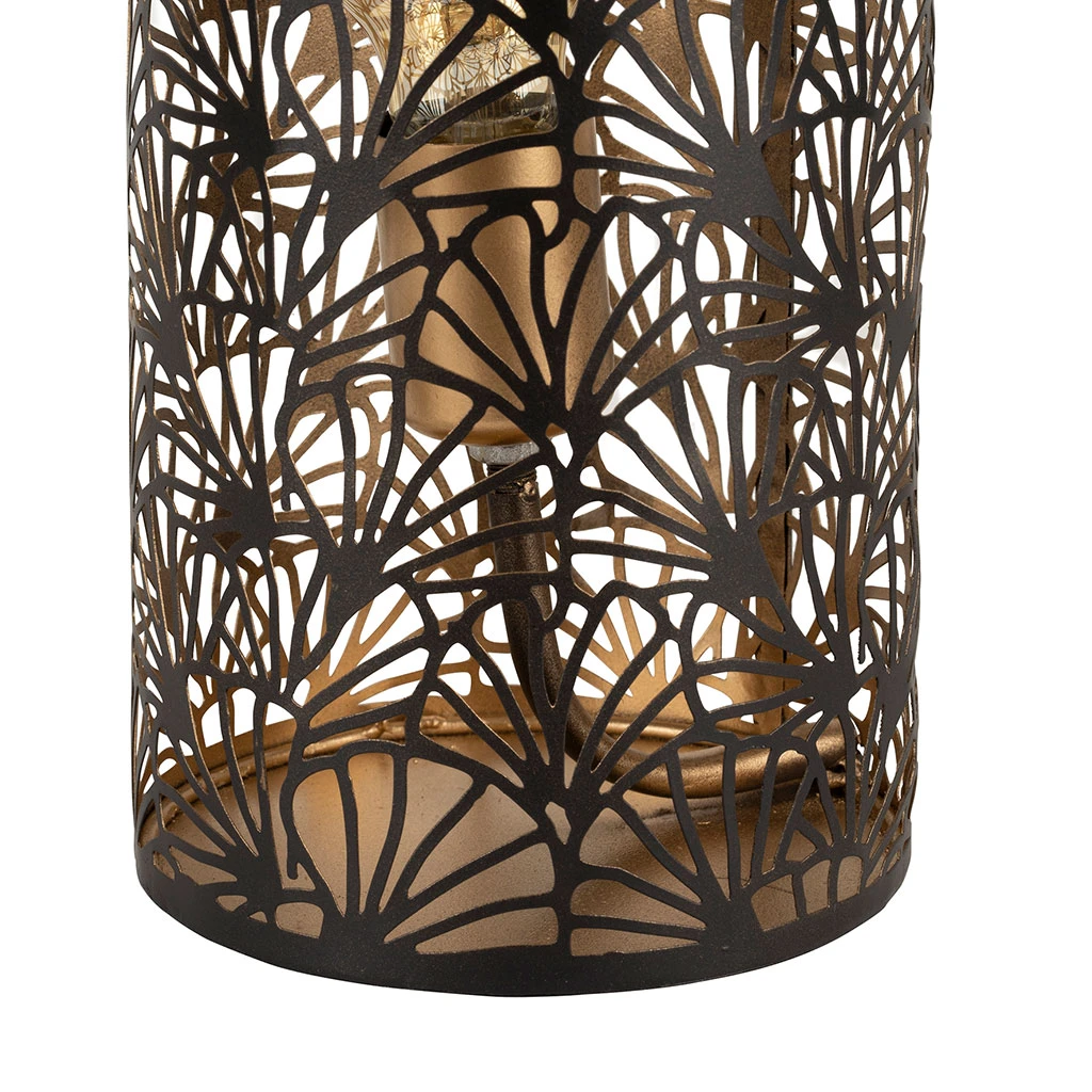 SEMA DESIGN Lampe Cylindre En Fer H36cm Noir Et Doré - Flaural 3 SEMA DESIGN Lampe Cylindre En Fer H36cm Noir Et Doré - Flaural – Image 3